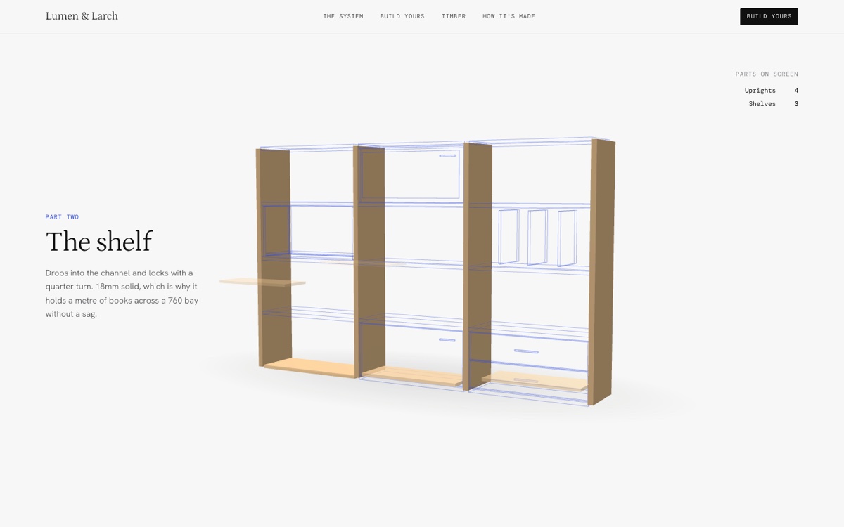 Lumen & Larch demonstration website