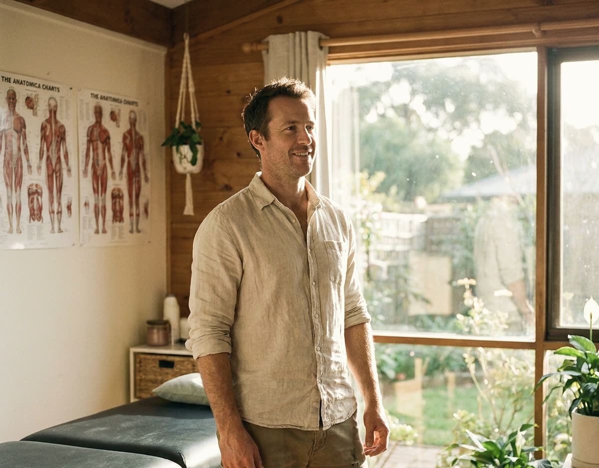 Daniel Mercer, physiotherapist